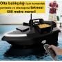 Olta balık avı için ışıklı Yem Teknesi Taşıma Çantası ile